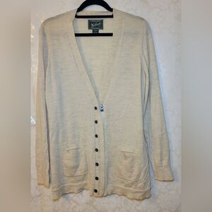 Woolrich Cream and Black Women's Cardigan